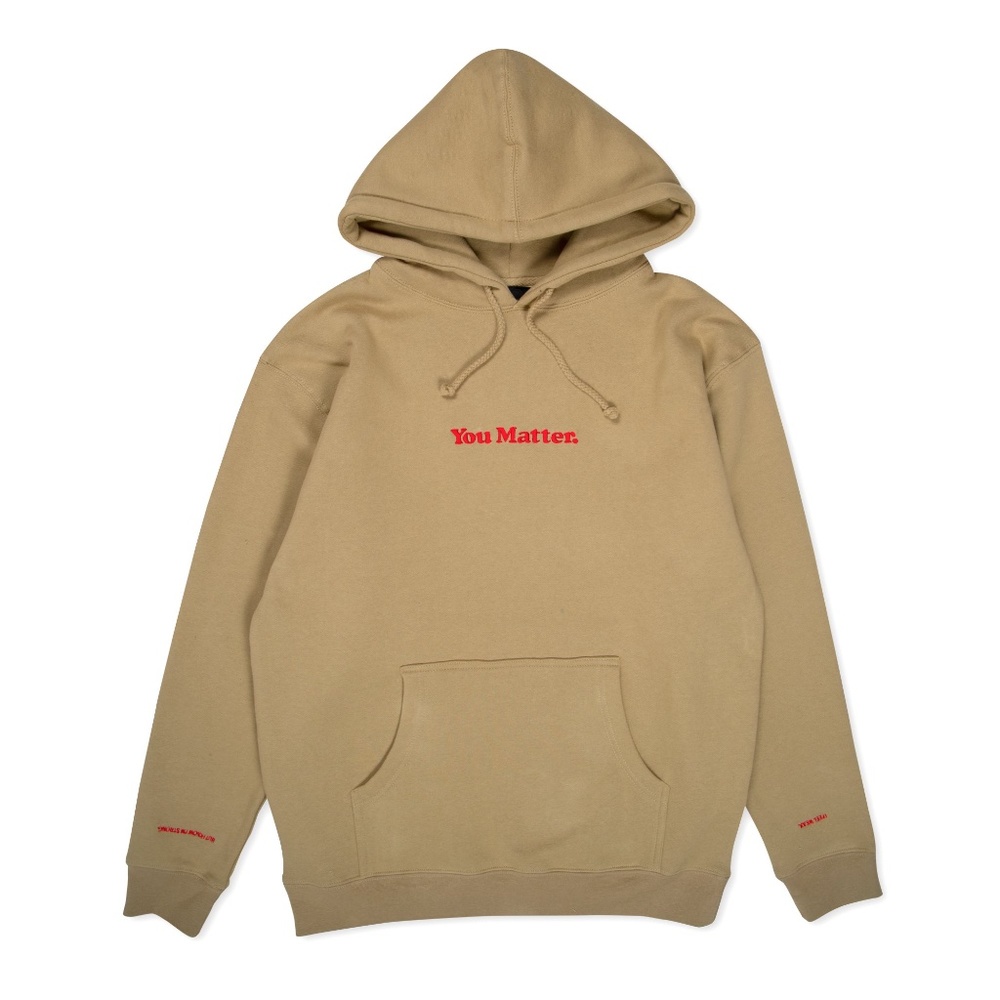 ISO: IN SEARCH OF TAN OR BLUE YOU MATTER HOODIE